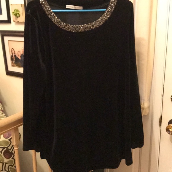 🛍️🛍️ 3 for $5. NIB Beautiful Velvet tunic - Picture 3 of 8